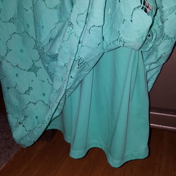 Lauren Conrad mint green cotton lace skater dress - Picture 6 of 6